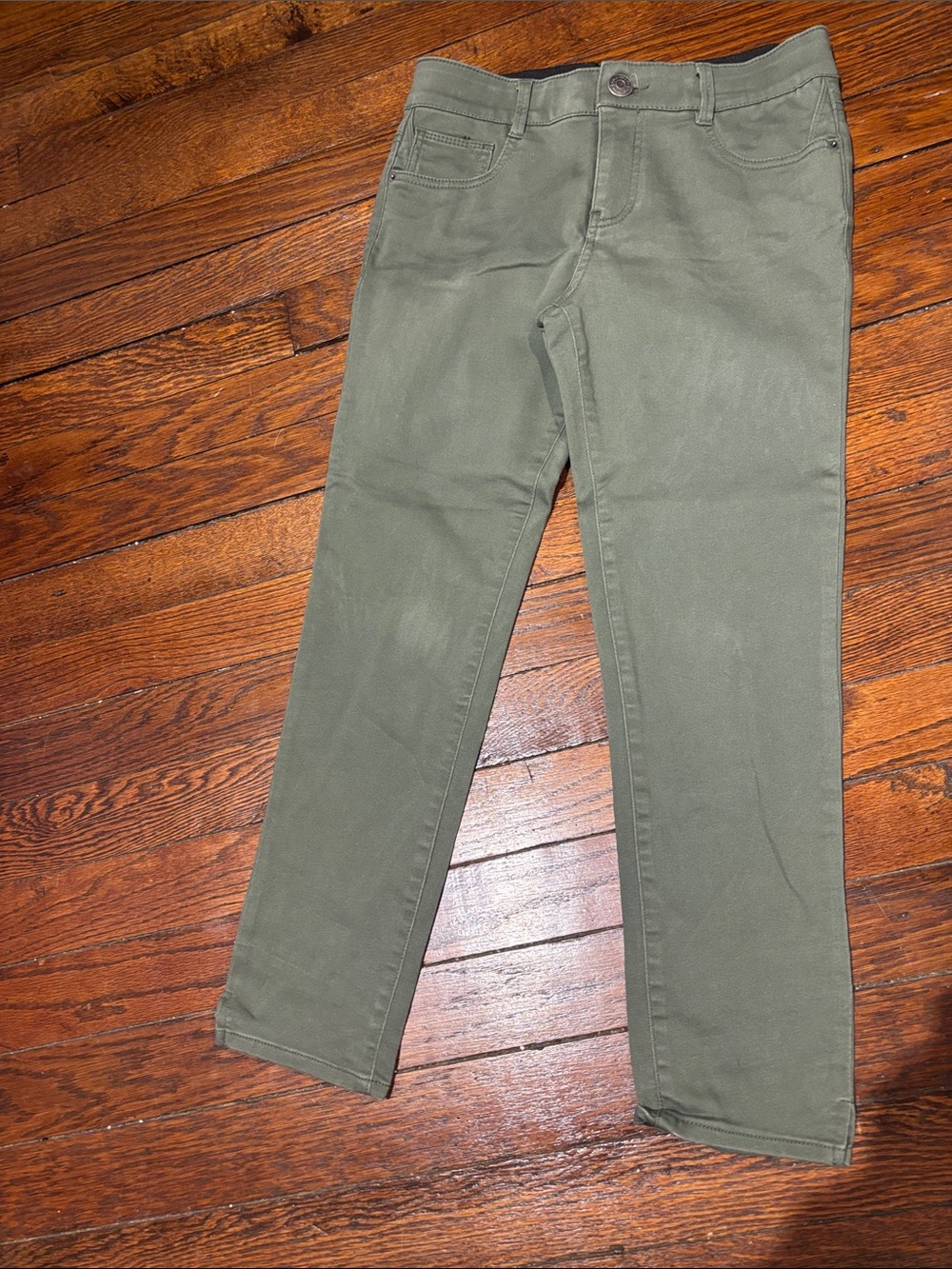 Bass Olive Green Straight Leg Pants